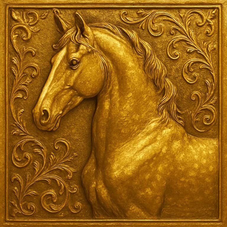 Gold-Encrusted Icon