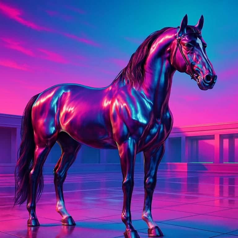 Vaporwave Chrome Dream