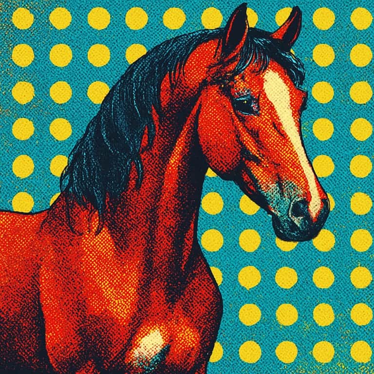 Pop Art Offset Halftone